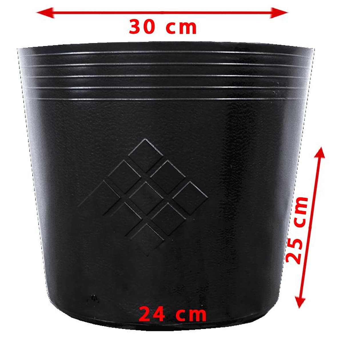 50 Chậu 30x25x24cm nhựa PE dẻo trồng cây bền từ 5 đến 10 năm-0277106