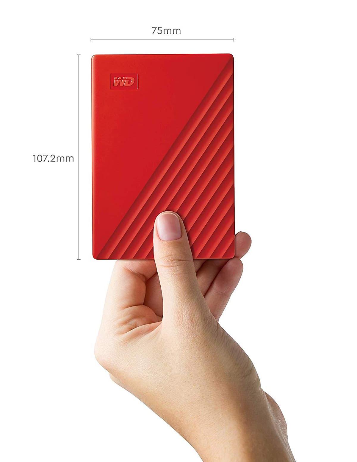Ổ Cứng Di Dộng HDD WD My Passport 1TB 2.5" USB 3.2 WDBYVG0010B - Hàng Chính Hãng