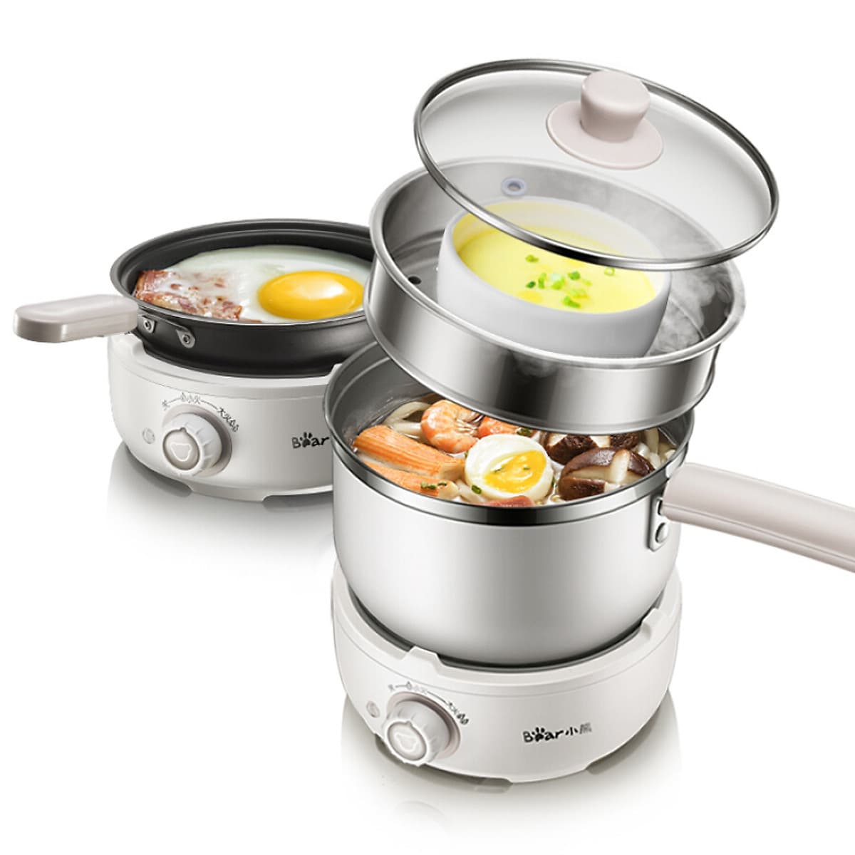 Nồi Nấu Điện Đa Năng Mini Bear DRG-C12M2