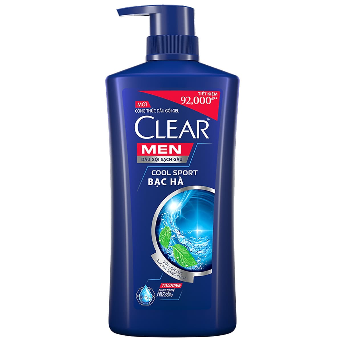 Dầu Gội Sạch Gàu Clear Men Cool Sport Bạc Hà (900g)