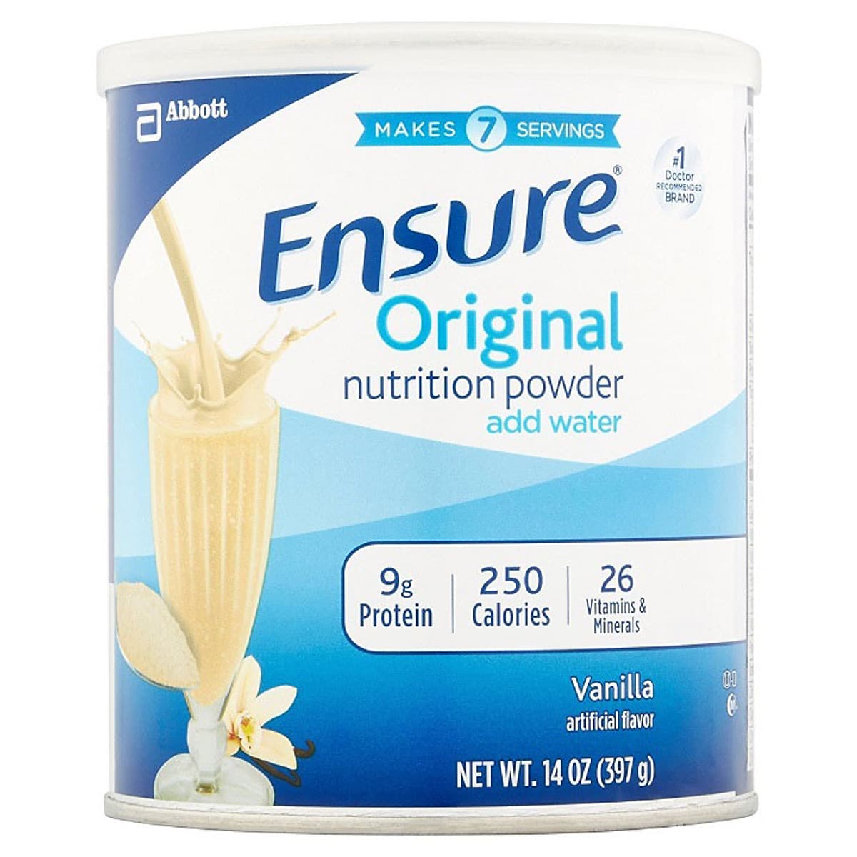 Sữa bột Ensure Original Nutrition Powder (397g) mẫu mới - Thùng 06 hộp