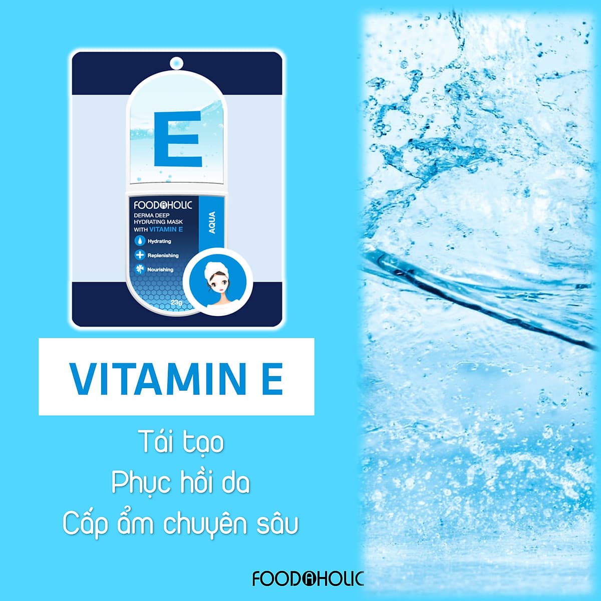 Combo 10 Mặt Nạ Giấy Dưỡng Da Foodaholic Essential Mask 23g x10
