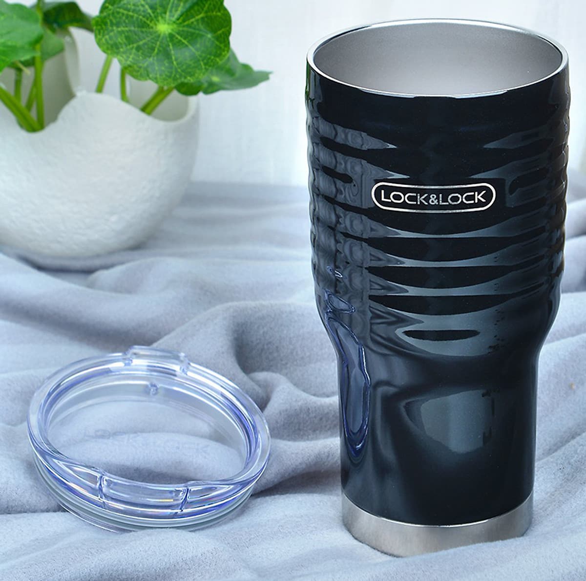 Ly Giữ Nhiệt Lock&Lock Wave Tumbler - Đen