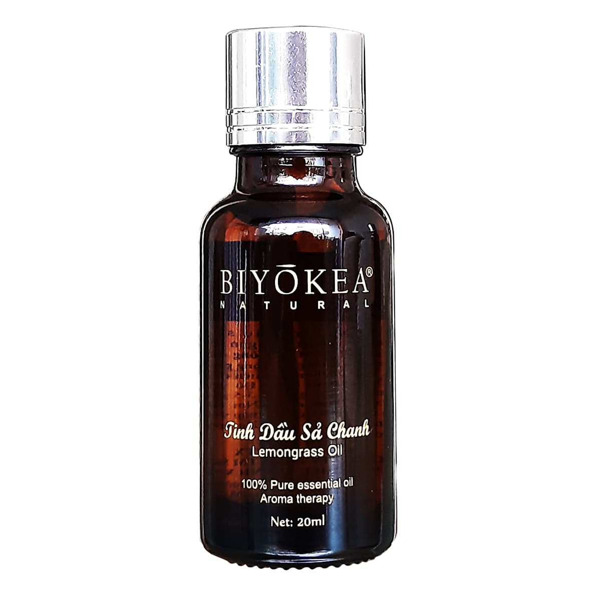 Tinh dầu Sả chanh thiên nhiên Biyokea xông phòng đuổi muỗi, xông khử mùi chai 20ml