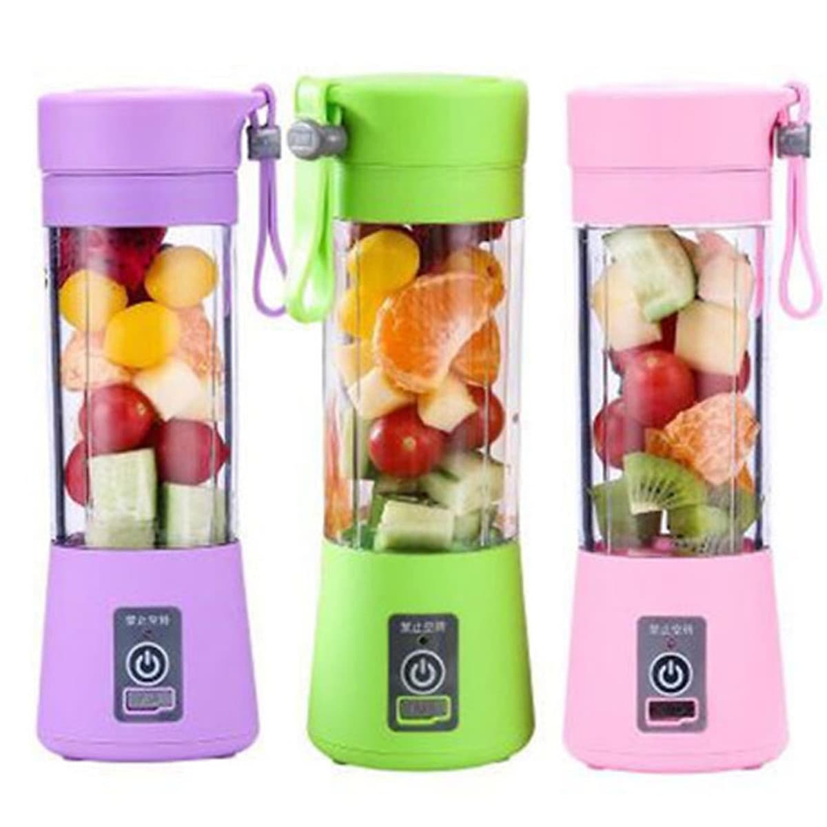 Máy Xay Sinh Tố Mini Cầm Tay 6 Lưỡi (Giao Màu Ngẫu Nhiên) + Tặng 2 Bàn Chải Đánh Răng