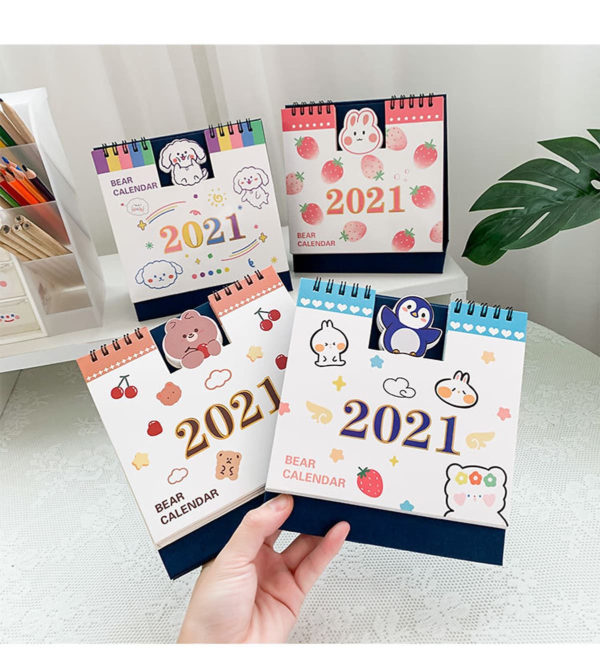 Lịch Bàn 2021 Sáng Tạo Để Bàn Trang Trí Công Việc Note Lịch Mới Kế Hoạch Năm
