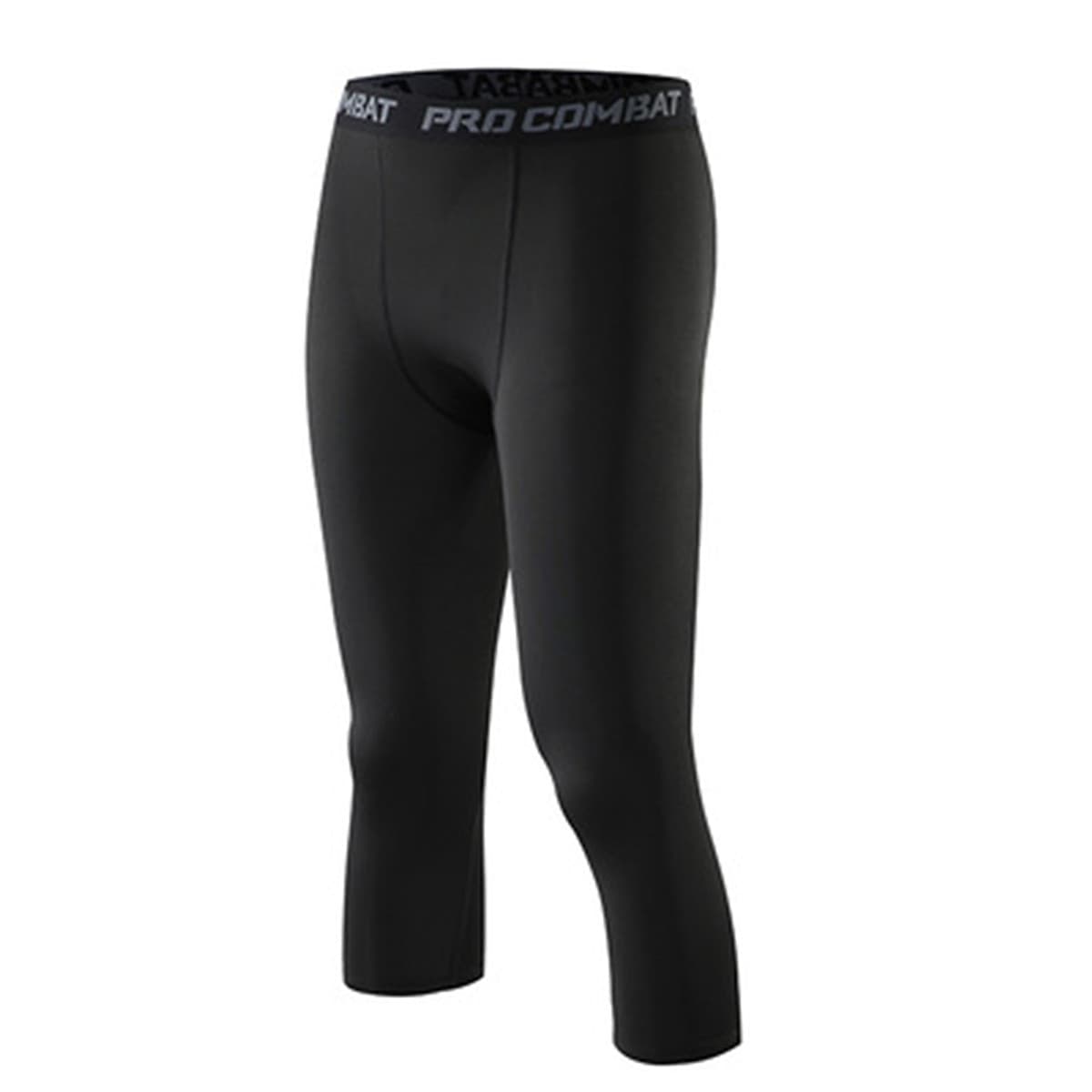 Quần giữ nhiệt COMBAT PRO Quần Legging Nam tập Gym bóng đá bóng rổ