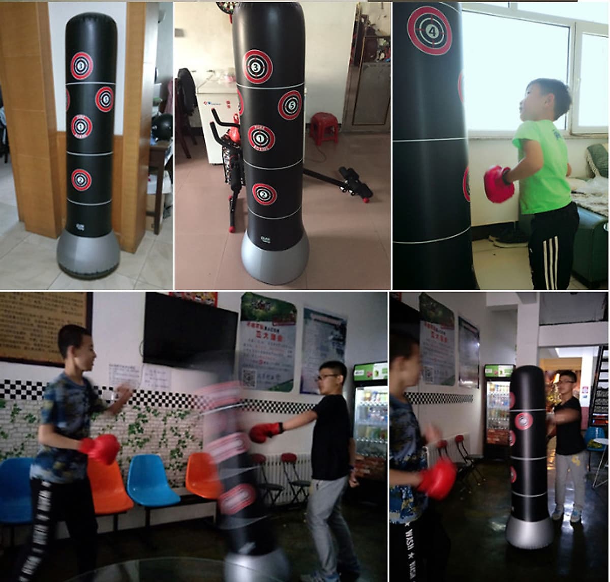 Vỏ Trụ Đấm Bốc Tự Cân Bằng Cao Cấp – Kèm Bộ Bơm Hơi – Chính Hãng miDoctor – Trụ Đấm Bốc Tự Cân Bằng - mi01