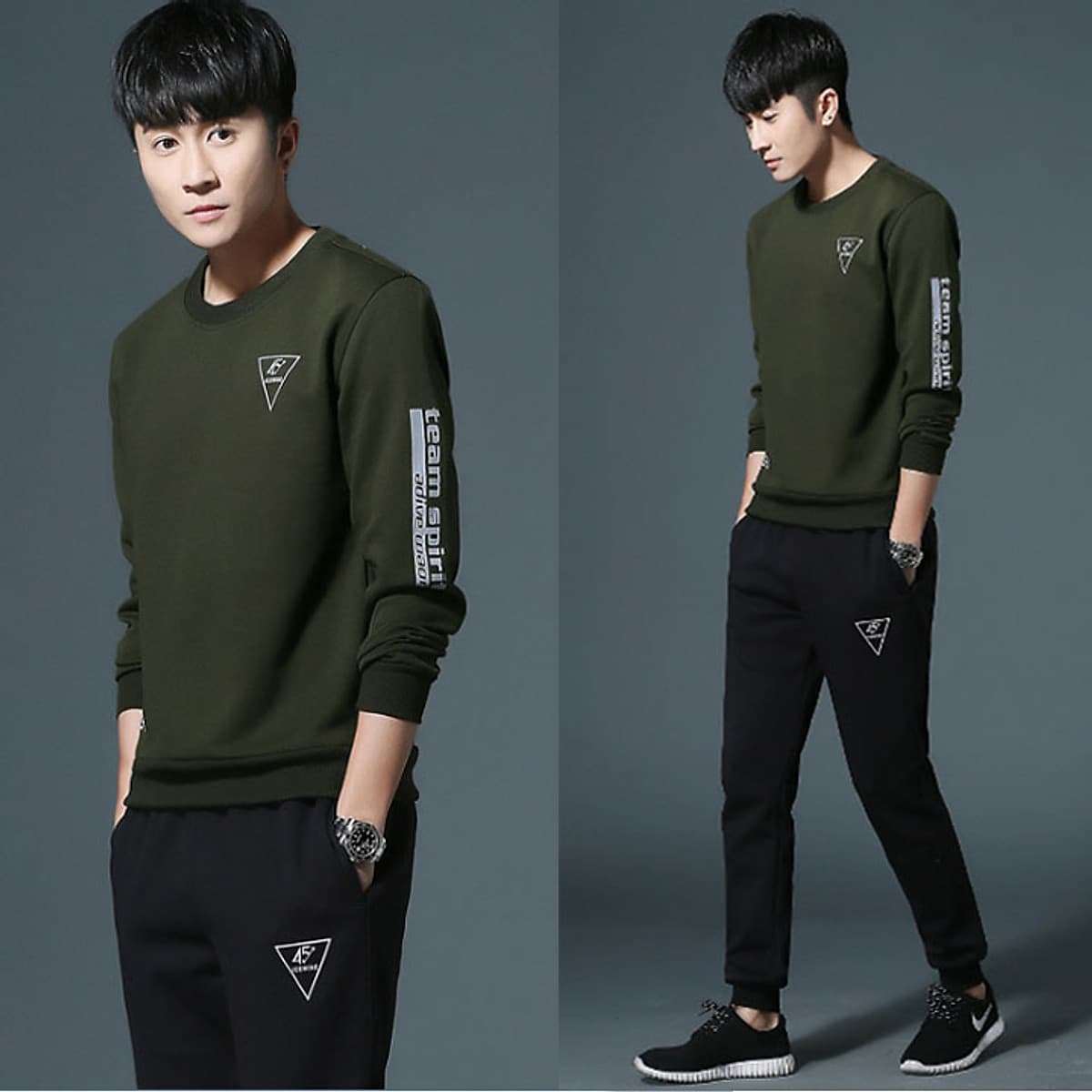 Bộ đồ thể thao nam thu đông TDN17