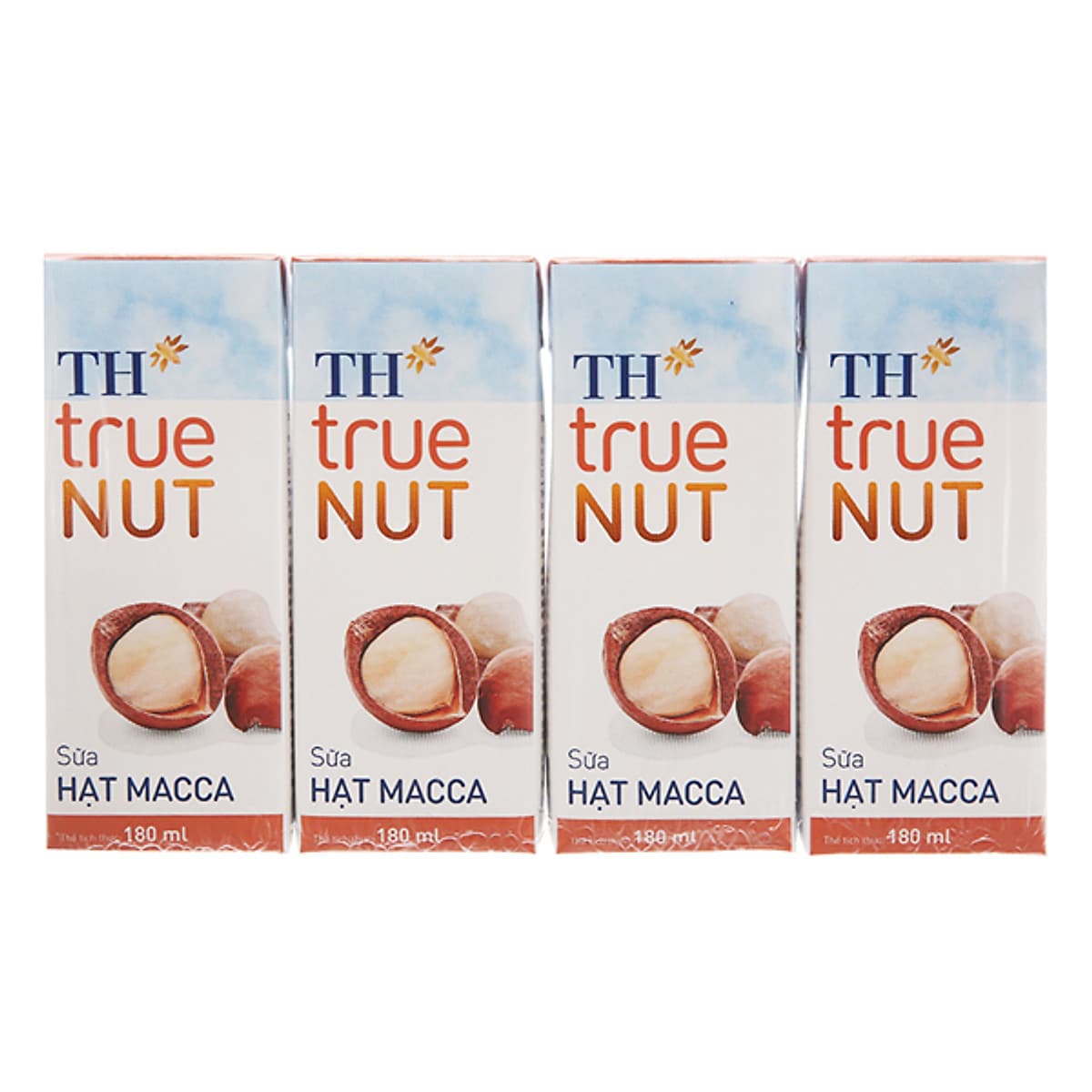 Lốc 4 hộp Sữa hạt Macca TH true NUT (180ml)