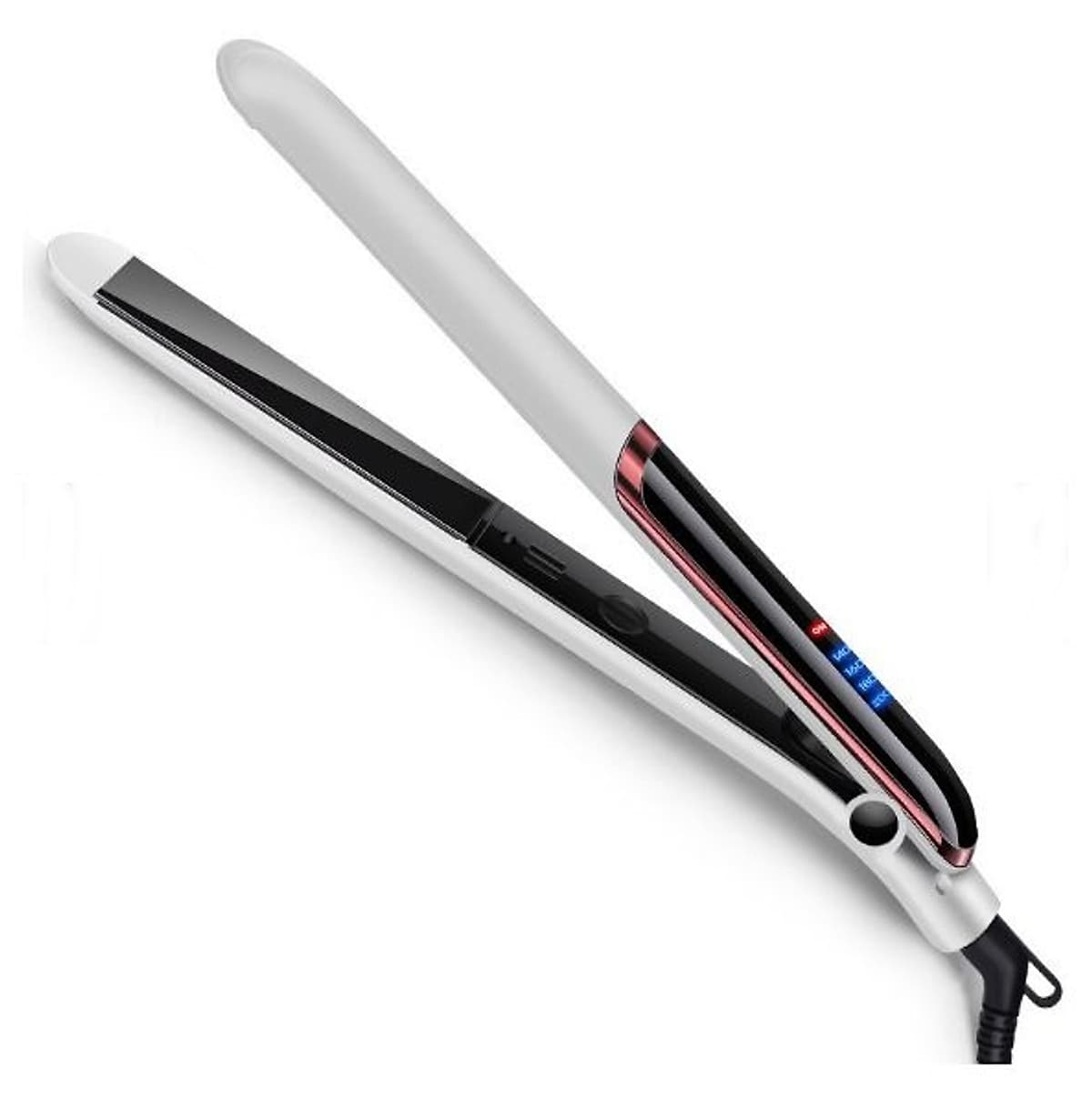 Máy ép duỗi tóc 2 trong 1 cao cấp kiểu Hàn Quốc NA-8868 Trắng Đen