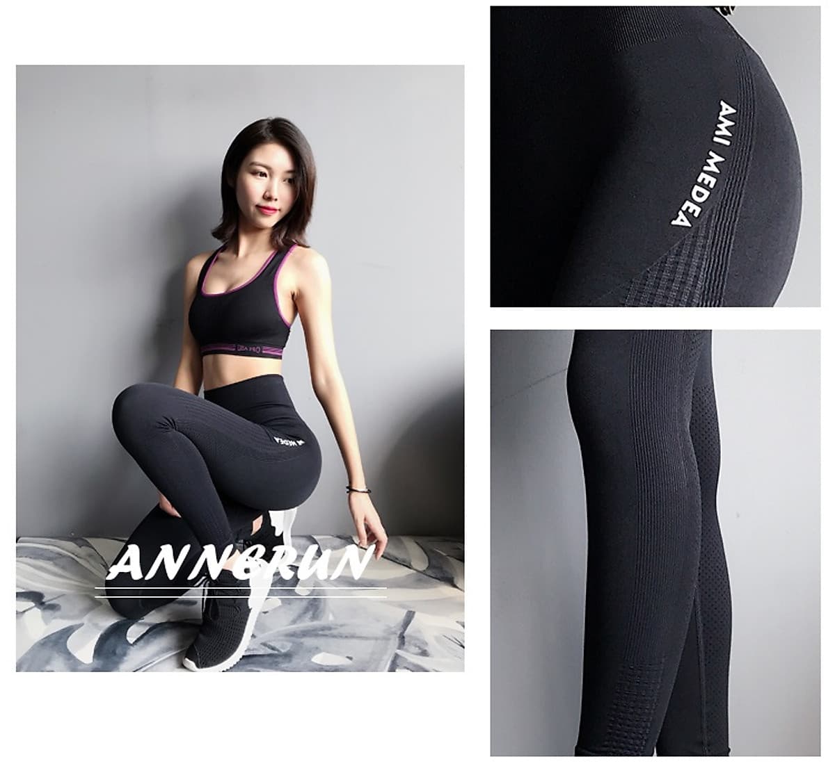Quần thể thao nữ tập gym yoga lưng cao QS19 cao cấp