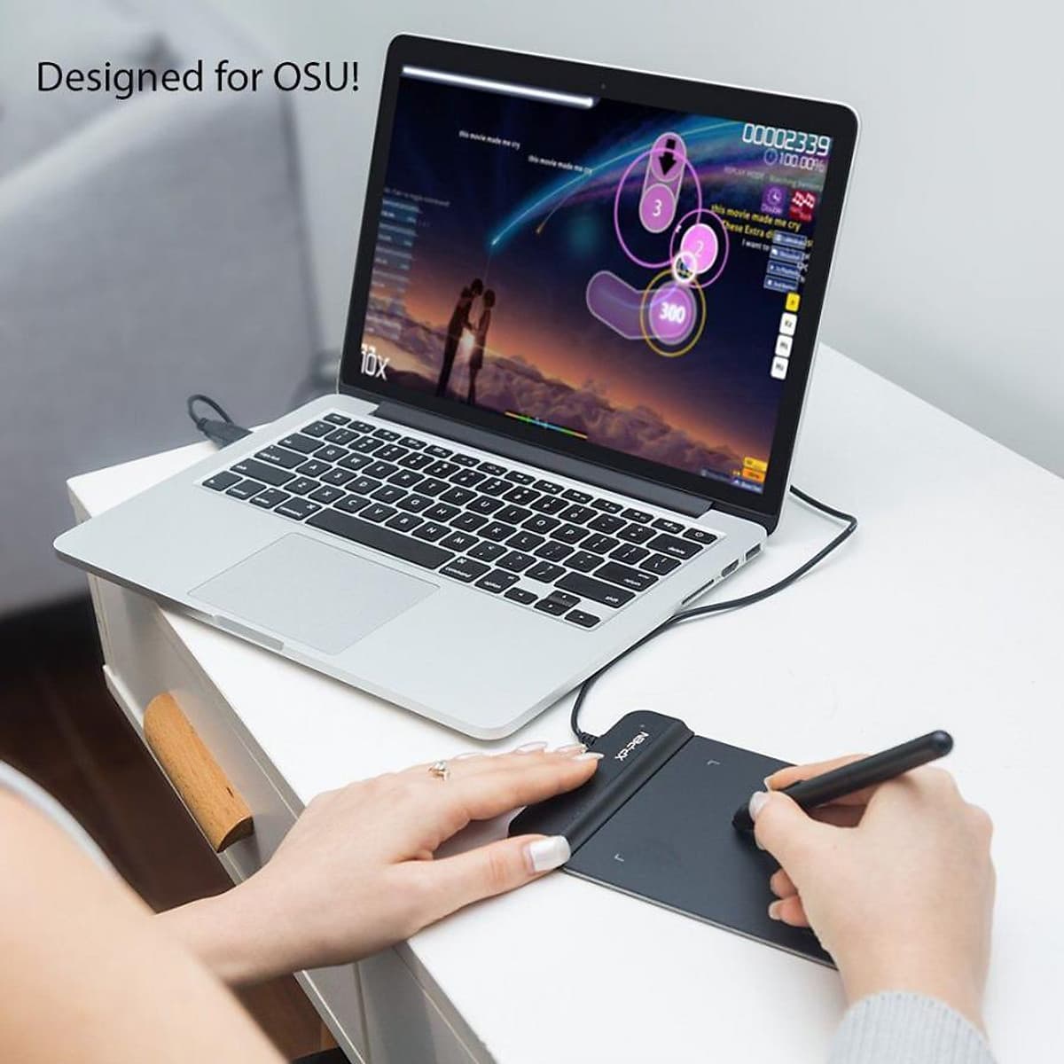 Bảng vẽ điện tử Star G430S siêu mỏng lực nhấn 8192 chơi OSU, ký tên điện tử - hàng chính hãng