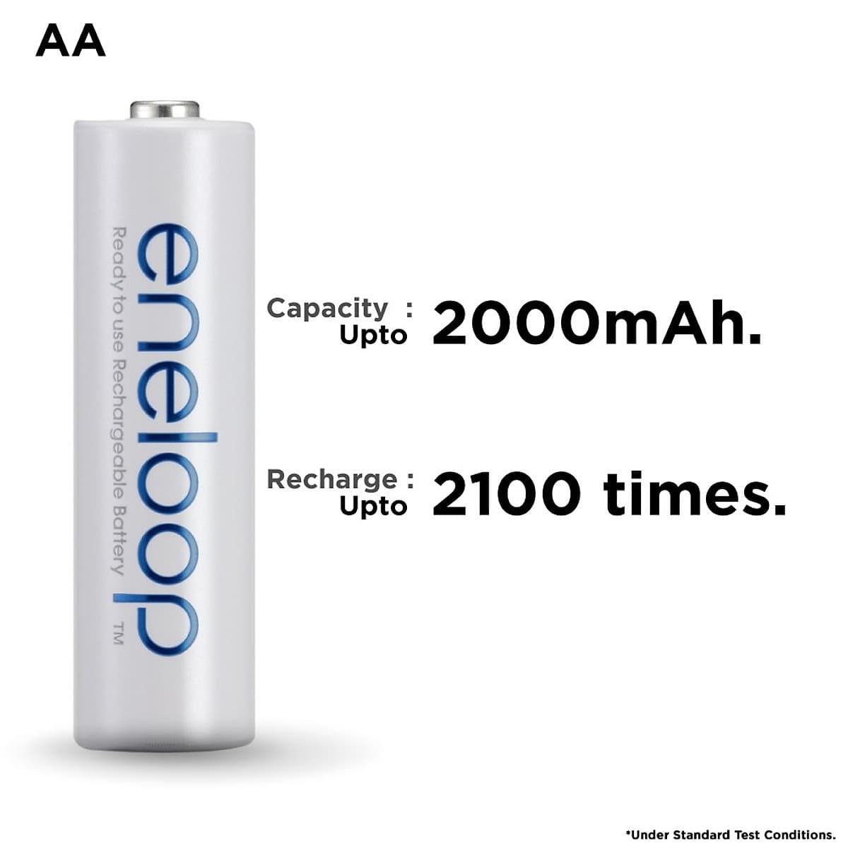 Combo 4 Pin Eneloop AA Và Sạc Panasonic BQ-CC51 - Hàng Nhập Khẩu