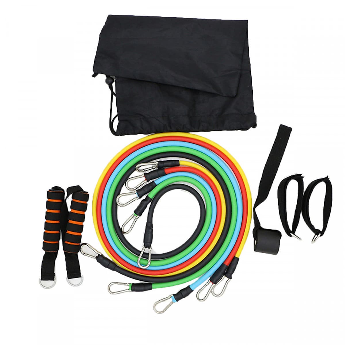 Bộ 5 Dây Ngũ Sắc Đàn Hồi Tập Thể Hình, Tập Gym miDoctor - Chính Hãng