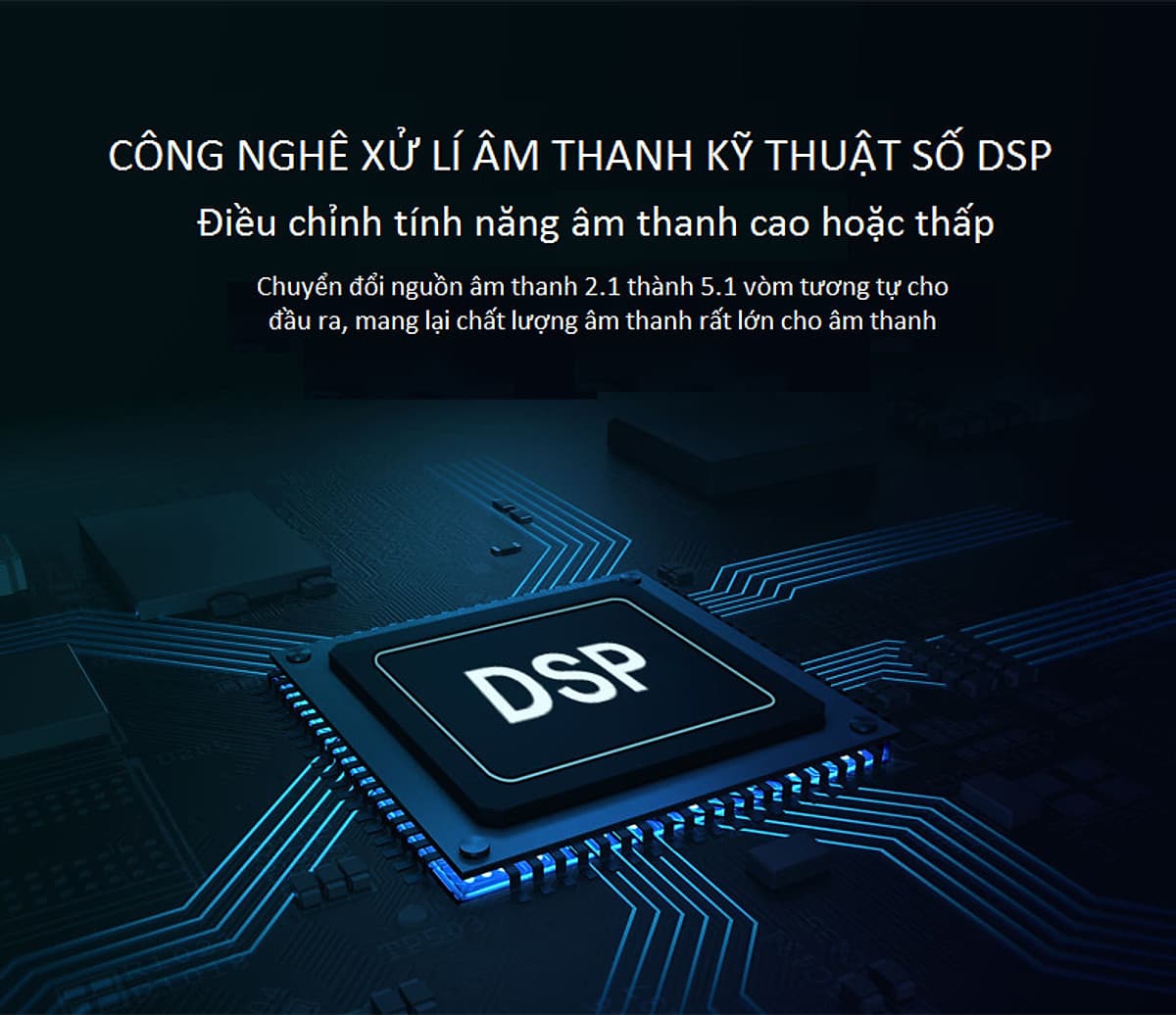 Bộ Sản Phẩm Cho Ngôi Nhà Sống Động Loa Soundbar 5.1 Bluetooth Hát Karaoke AMOI L5 + Loa Siêu Trầm S2 Tặng 02 Micro Không Dây AZONE - Đen