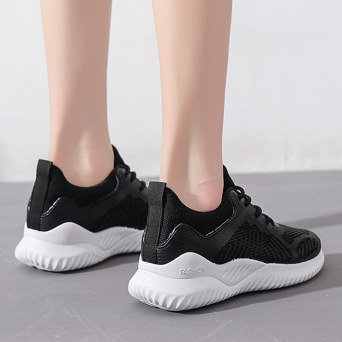 Giày thể thao Giày đi bộ Nữ huấn luyện viên nhẹ Knit mềm