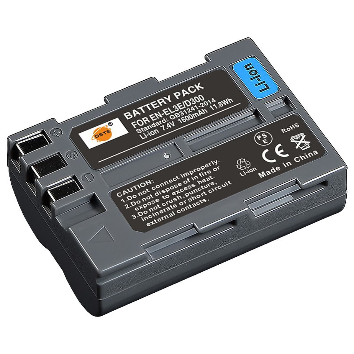 Pin En-El3/El3E  Cho Máy Ảnh Nikon D70/D50/D90/D80/D200/D300/D700 (Hàng nhập khẩu)
