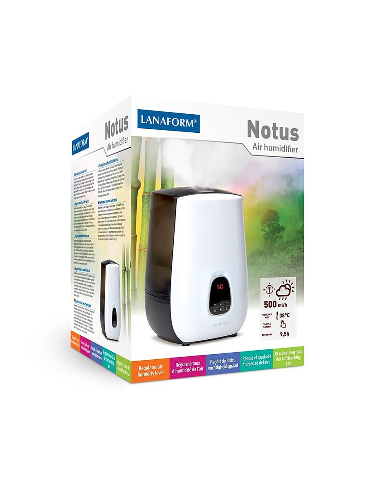 Máy tạo ẩm công nghệ siêu âm và ION âm Lanaform Notus 