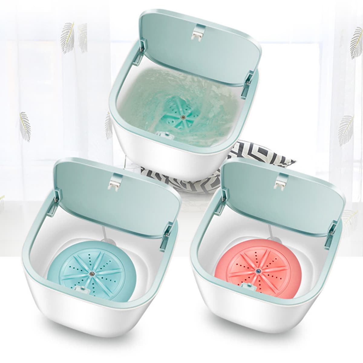 Máy giặt mini Ultrasonic siêu tiện lợi