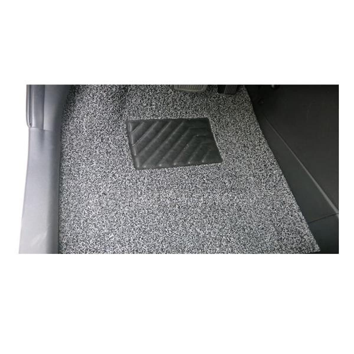 Bộ thảm lót sàn xe dấu bụi siêu sạch 5 miếng cho xe ô tô 4-5 chỗ (Xám)