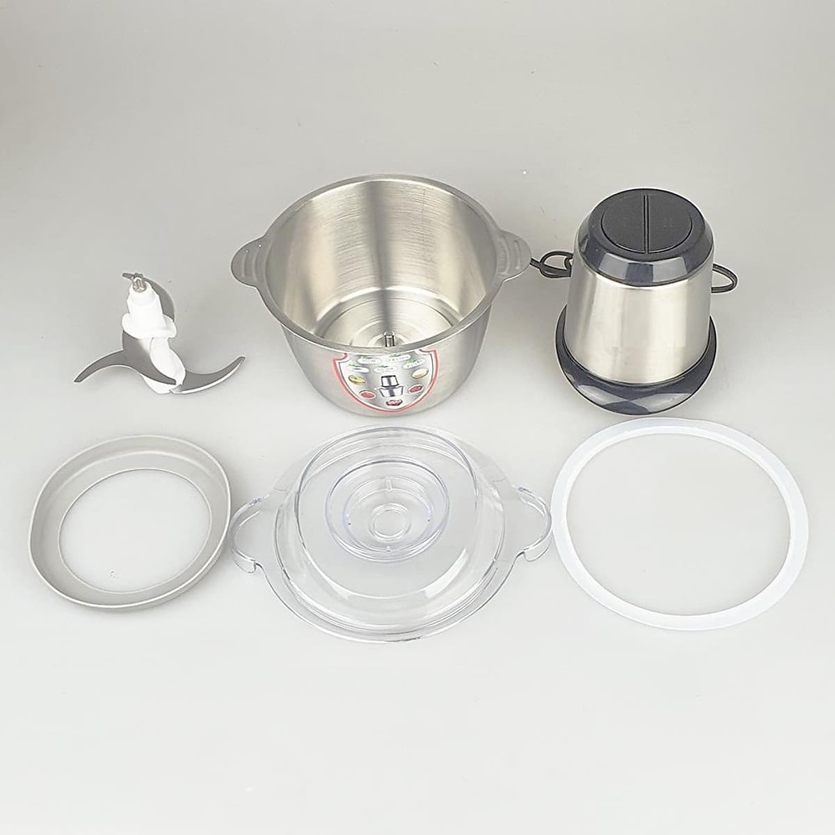 Máy xay thịt, xay cá, thực phẩm cối inox 304 dung tích 1.8L, công suất 350W xay cực nhuyễn