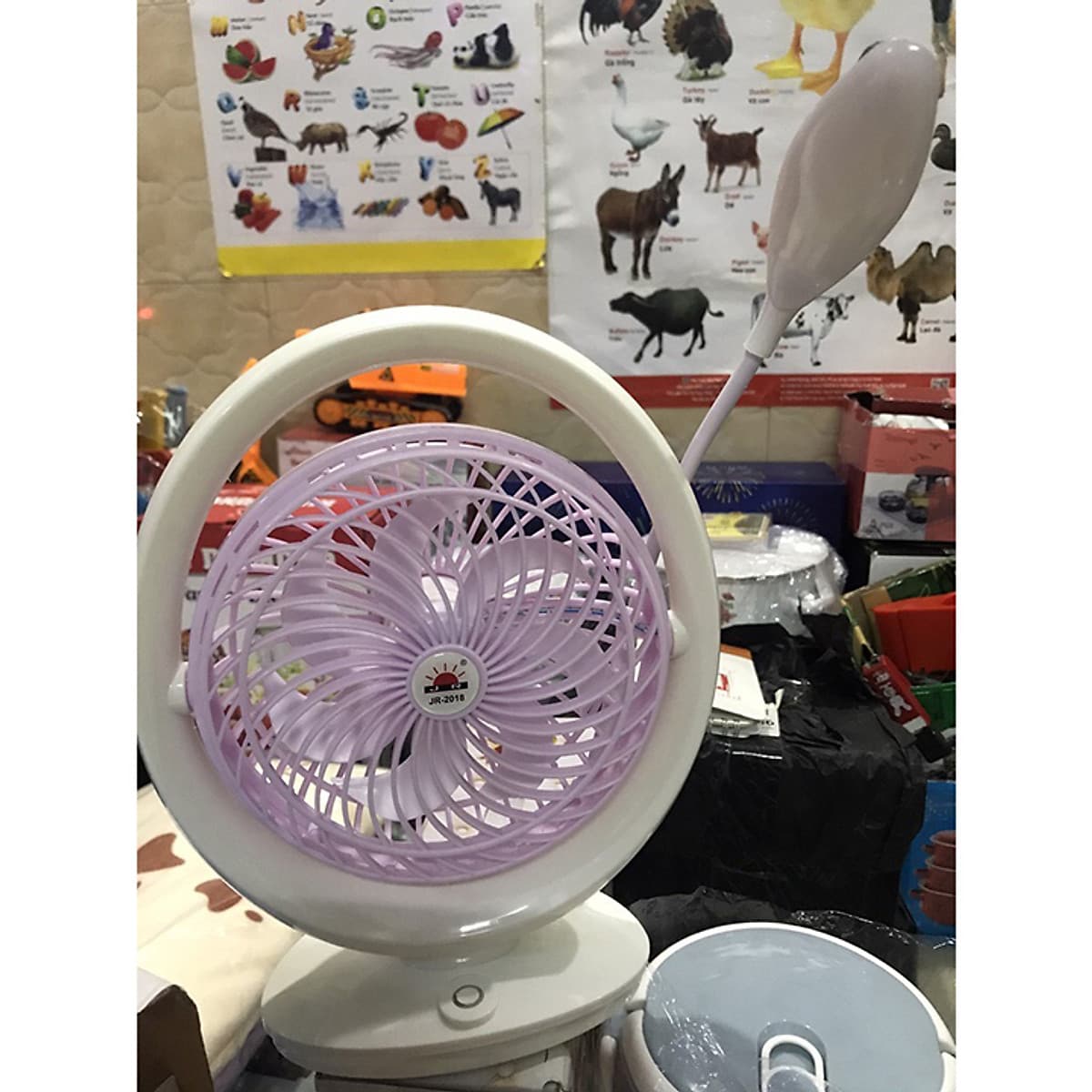 QUẠT TÍCH ĐIỆN KÈM ĐÈN LED - QTKD