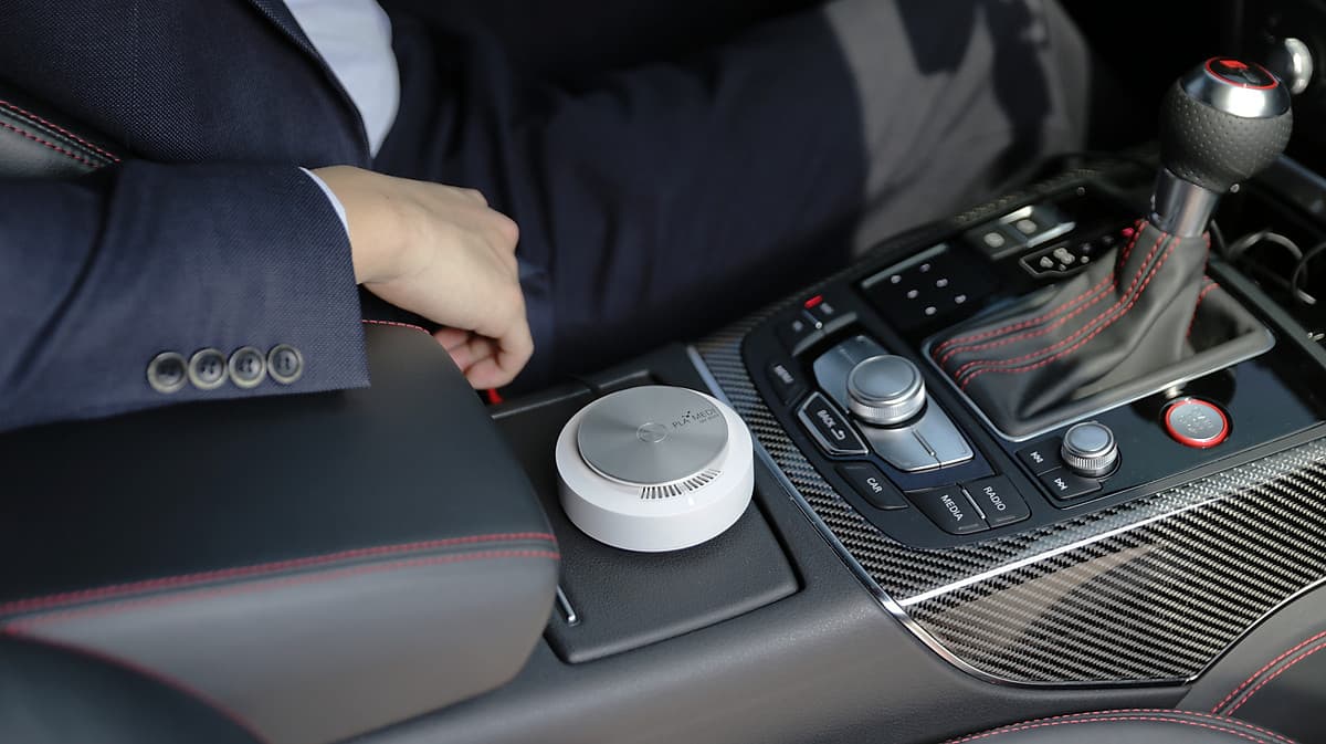 Máy lọc, khử khuẩn không khí Plamedi Air Mini (màu trắng) cho ô tô, phòng máy lạnh, phòng ngủ trẻ em, nhà vệ sinh, phòng làm việc, văn phòng - Hàng chính hãng Plamedi Hàn Quốc