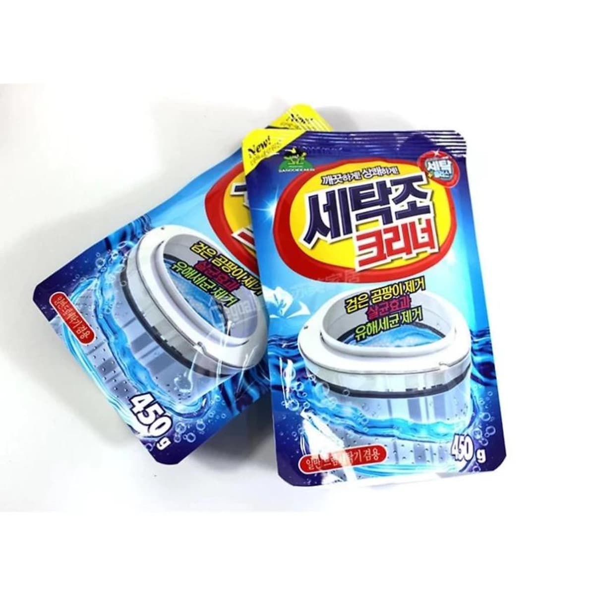 Bộ 2 gói bột tẩy vệ sinh lồng máy giặt
