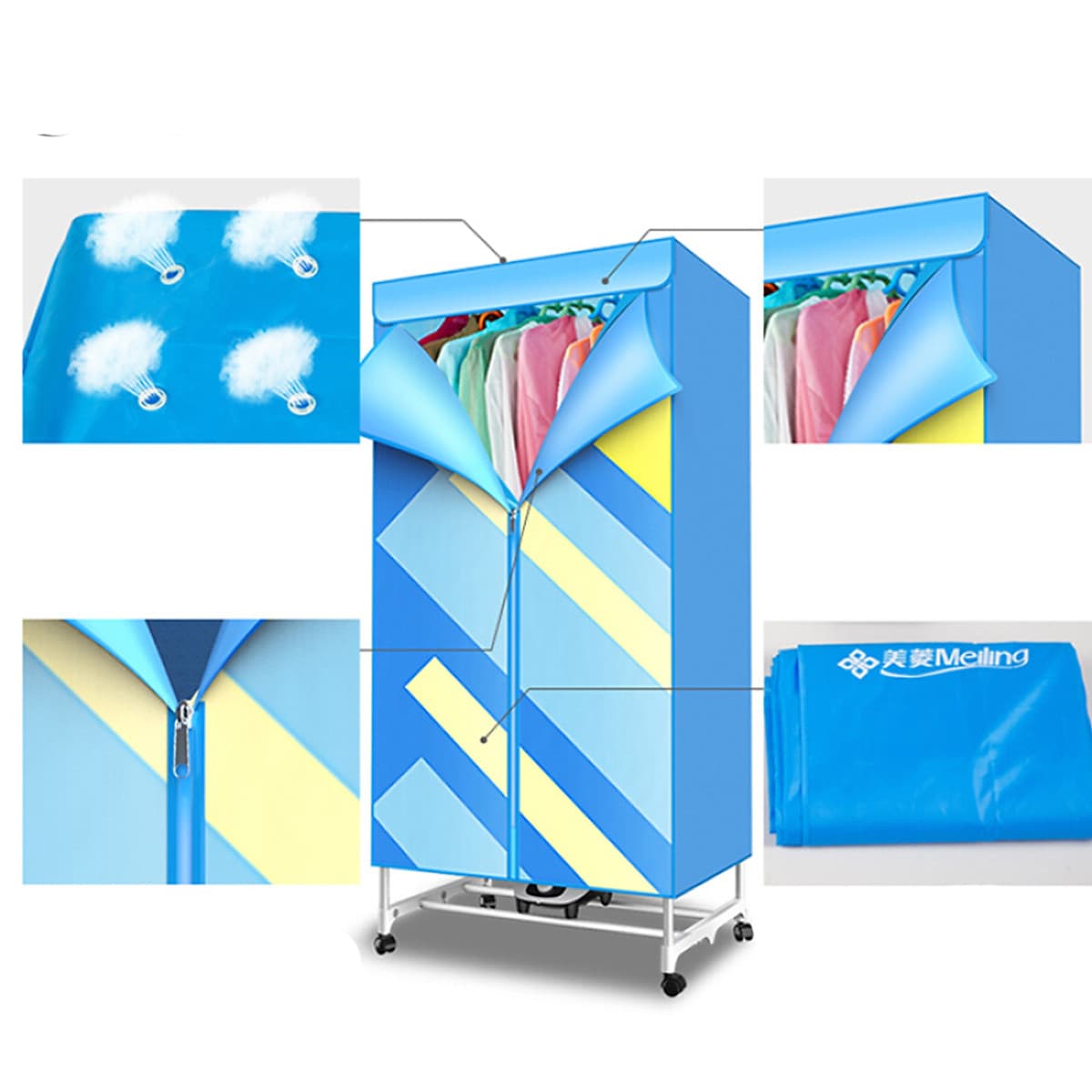 Máy Sấy Khô Quần Áo MEILING MD-10 (1000W)