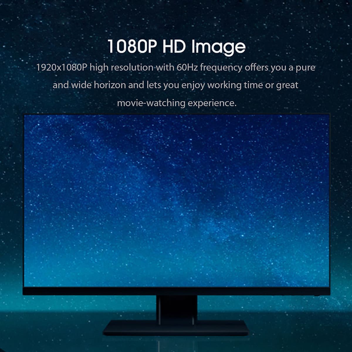 Màn hình chơi game Xiaomi Mi 1A model XMMNT238CZ 23.8 inch với hình ảnh tinh xảo và độ phân giải 1080P HD 1920x1080P IPS 178 hạn chế ánh sáng xanh giúp bảo vệ mắt  