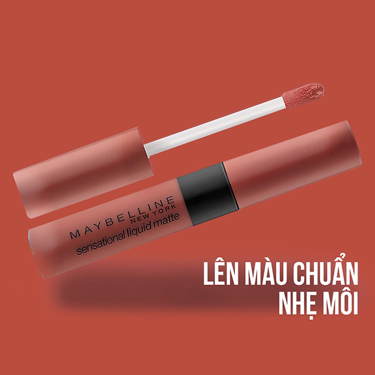 Son kem lì nhẹ môi Maybelline New York phiên bản tông đất giới hạn Sensational Liquid Matte 7ml