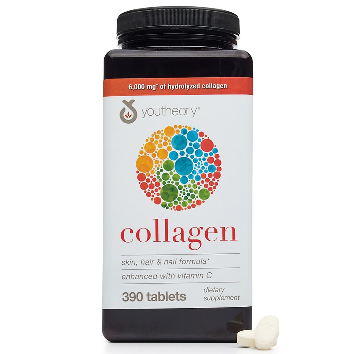 Thực phẩm chức năng Viên uống bổ sung Collagen Youtheory (Collagen Type 1-2-3) 390 Viên