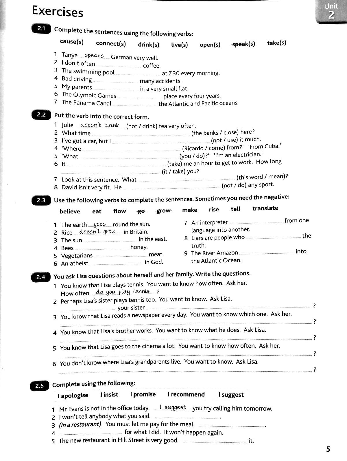 English Grammar in Use Book w Ans
