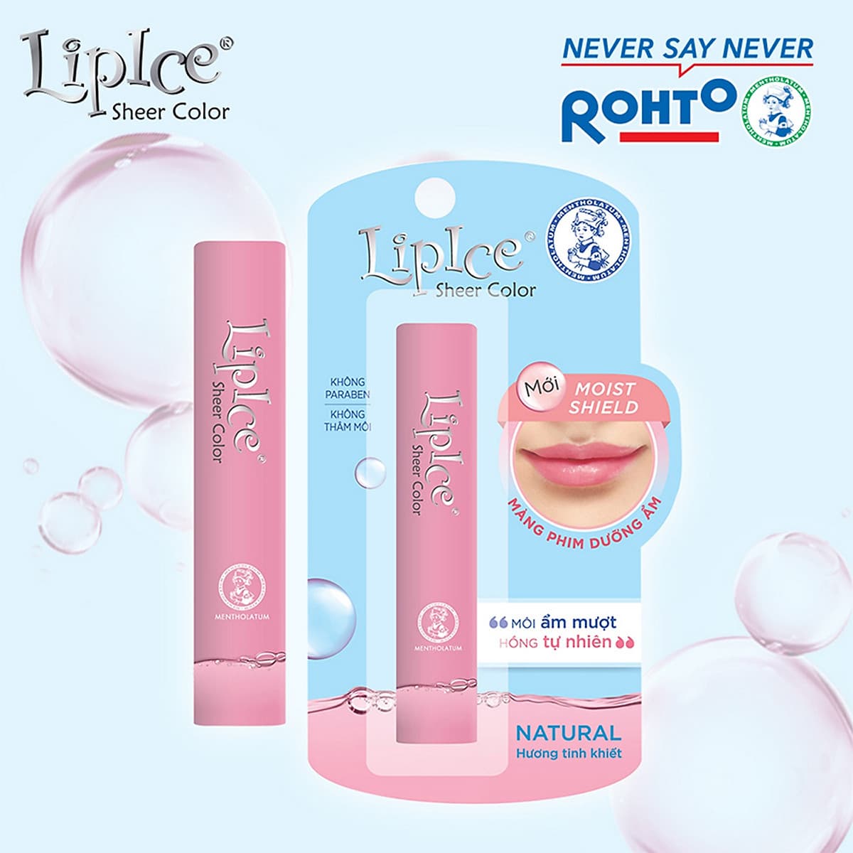 Son dưỡng có màu tự nhiên Lipice Sheer Color 2.4g