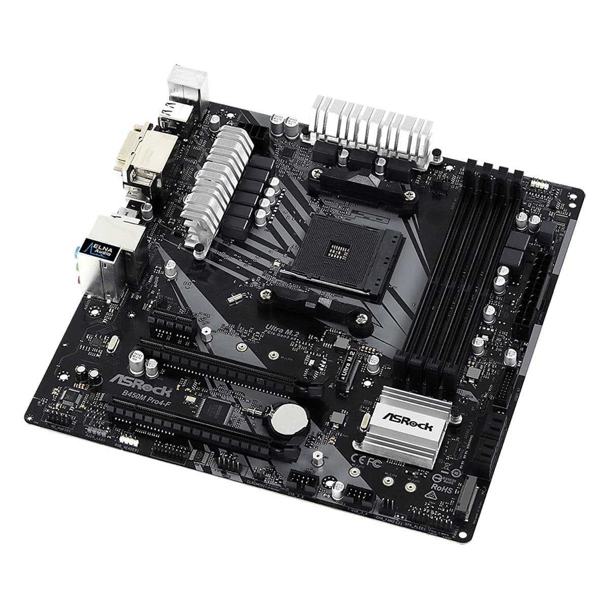 Bo Mạch Chủ Mainboard ASRock B450M Pro4-F Socket AM4 - Hàng Chính Hãng