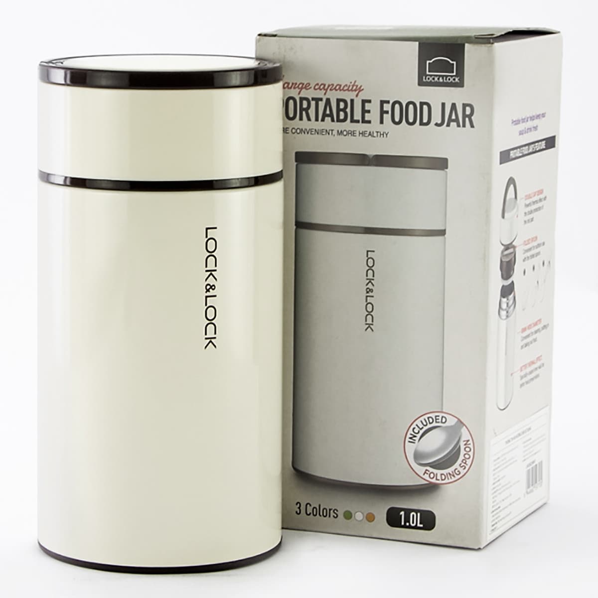 Hộp Giữ Nhiệt Đựng Thức Ăn Lock&Lock Column Food Jar LHC8023 (1L)