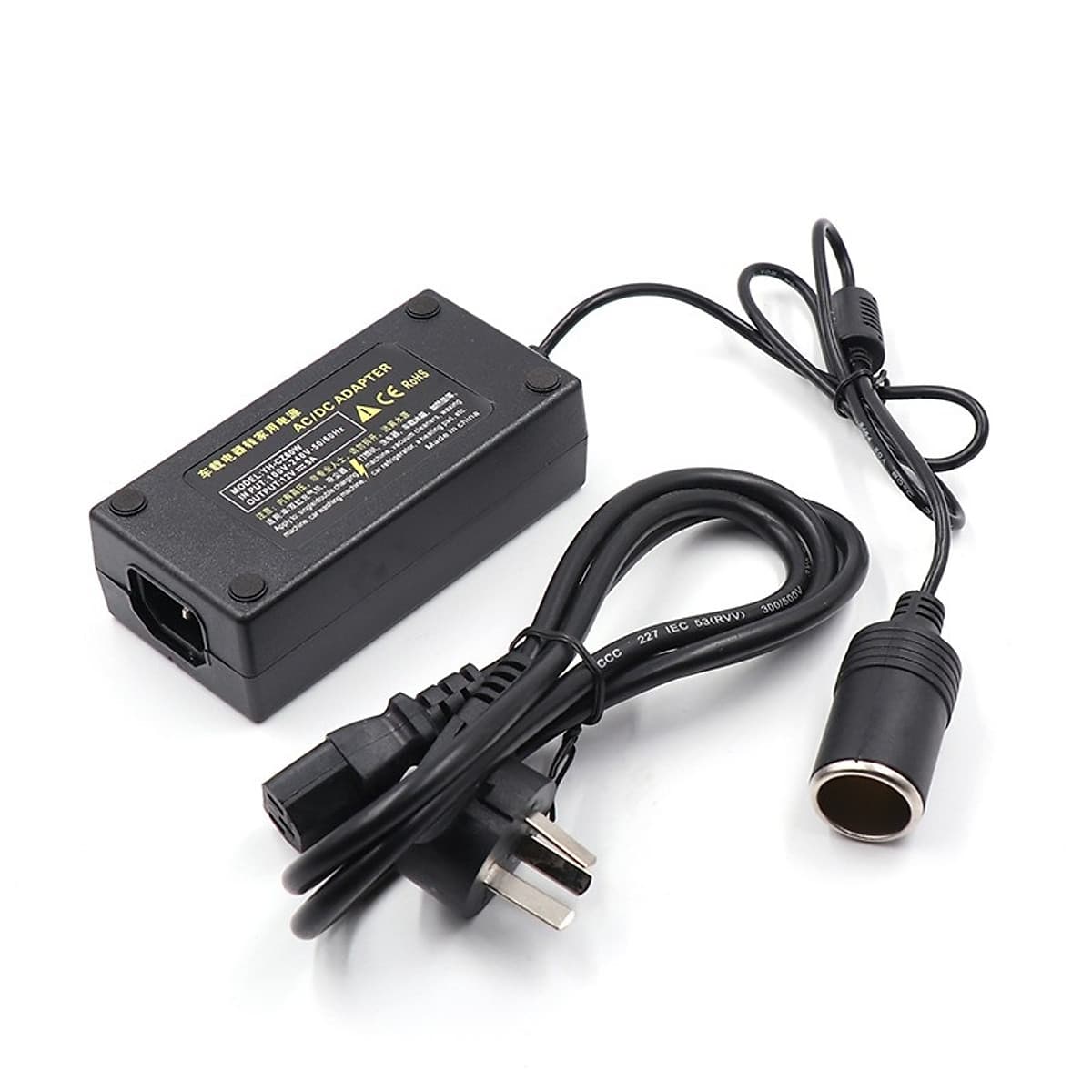 Bộ chuyển nguồn 220V ra 12V tẩu sạc ô tô