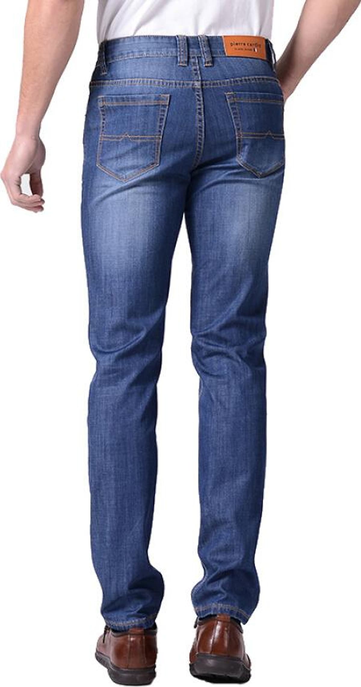 Quần Jean Nam Mát Nhẹ Đàn Hồi Pierre cardin Shu Yi 321 - Xanh Nhạt 
