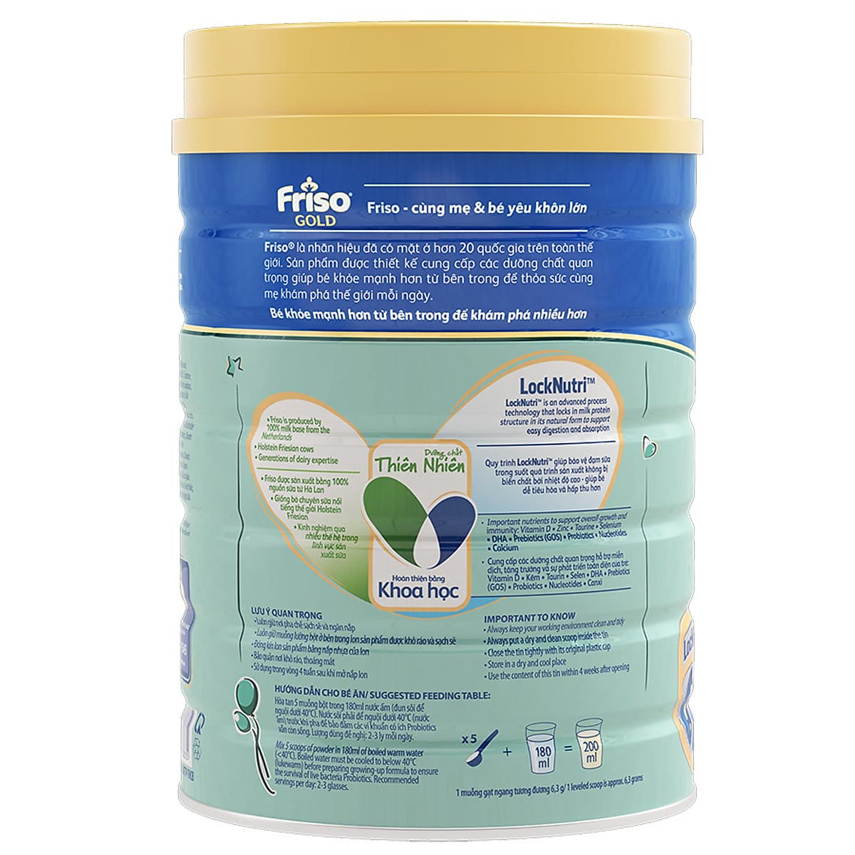 Sữa Bột Friso Gold 4 Cho Trẻ Từ 2-4 Tuổi 900g