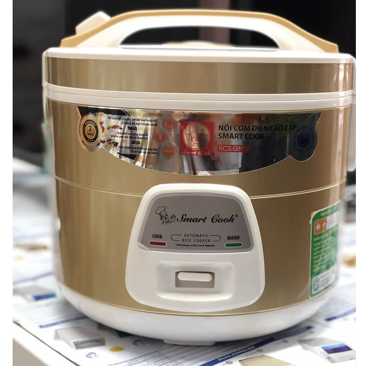Nồi cơm điện 1.8L Elmich Smartcook RCS-0892 hàng chính hãng