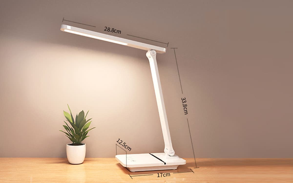 Đèn Bàn Học LED USB Di Động Cao Cấp Có Thể Gập Hai Chỗ – 03 Chế Độ Ánh Sáng Vàng Bảo Vệ Mắt Chống Cận - Hàng Chính Hãng  miDoctor