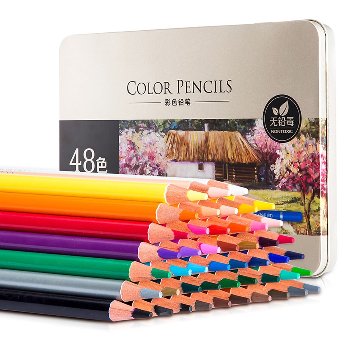Bút Chì Màu Gốc Dầu Cao Cấp Deli  6565/6566/6567/6568