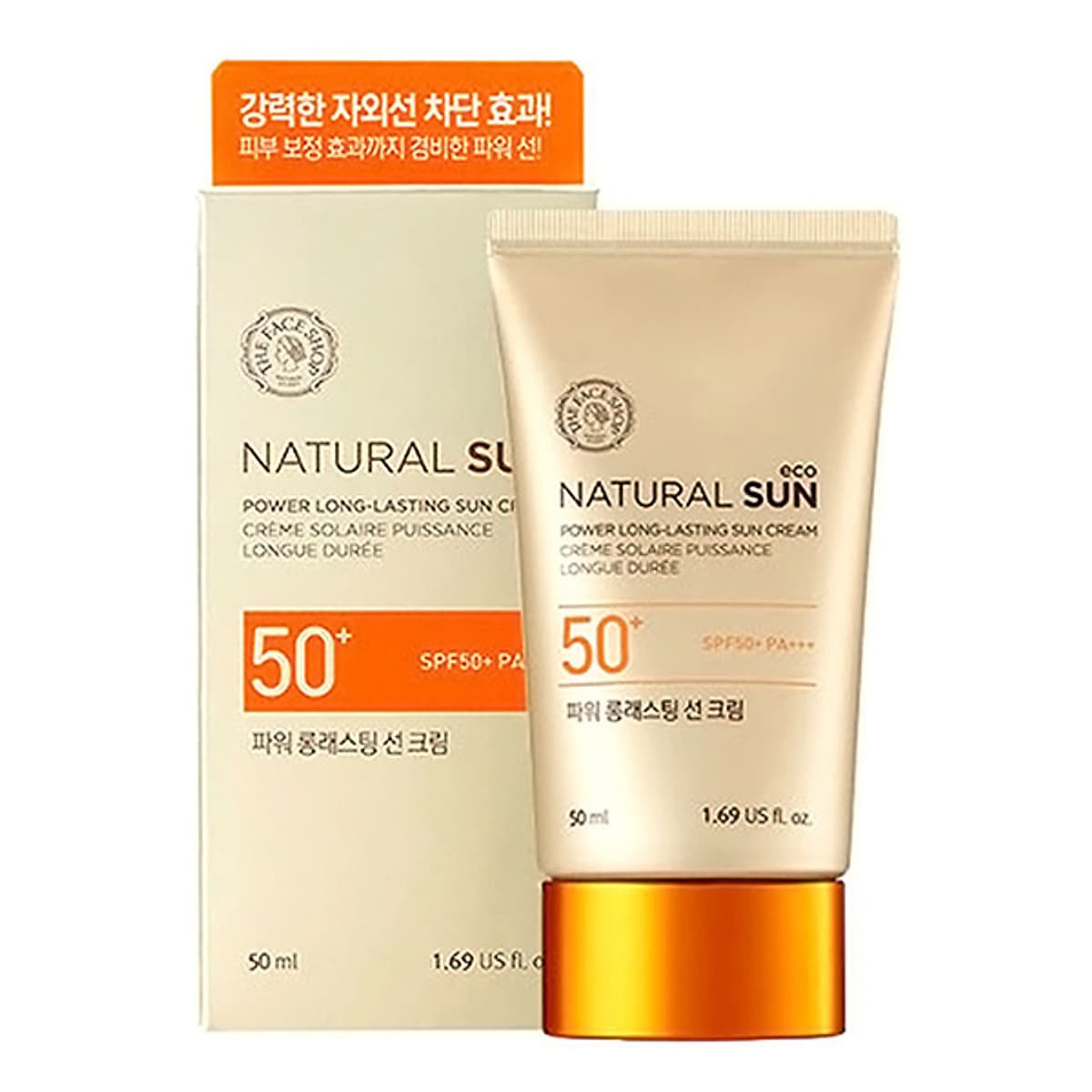 THE FACE SHOP Natural Sun Eco Power Long Lasting Sun Cream