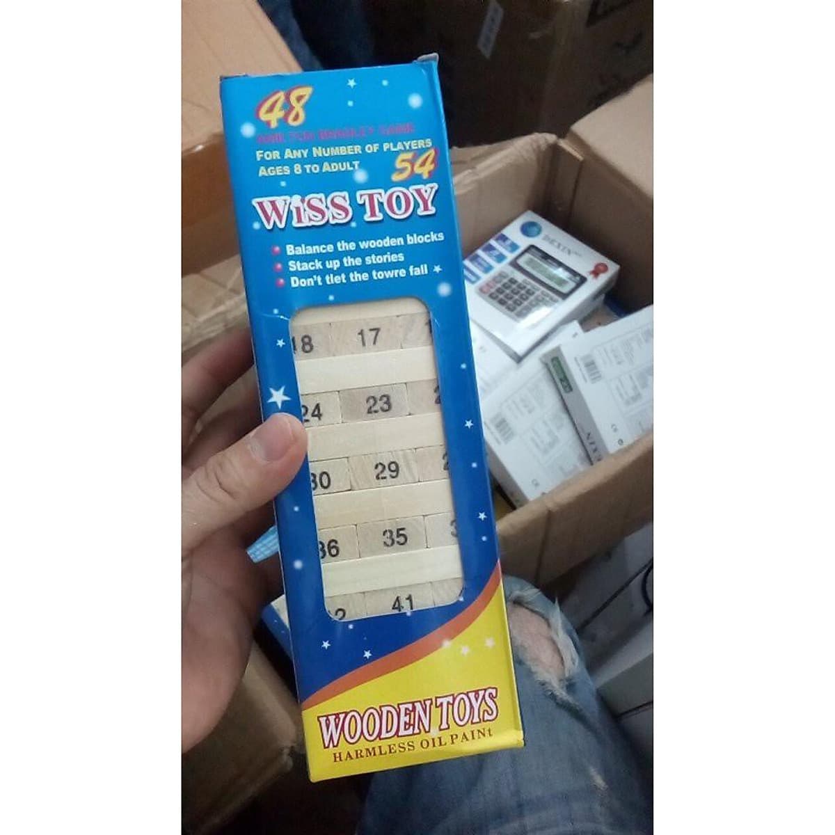 Trò chơi rút gỗ 54 thanh Wiss Toy