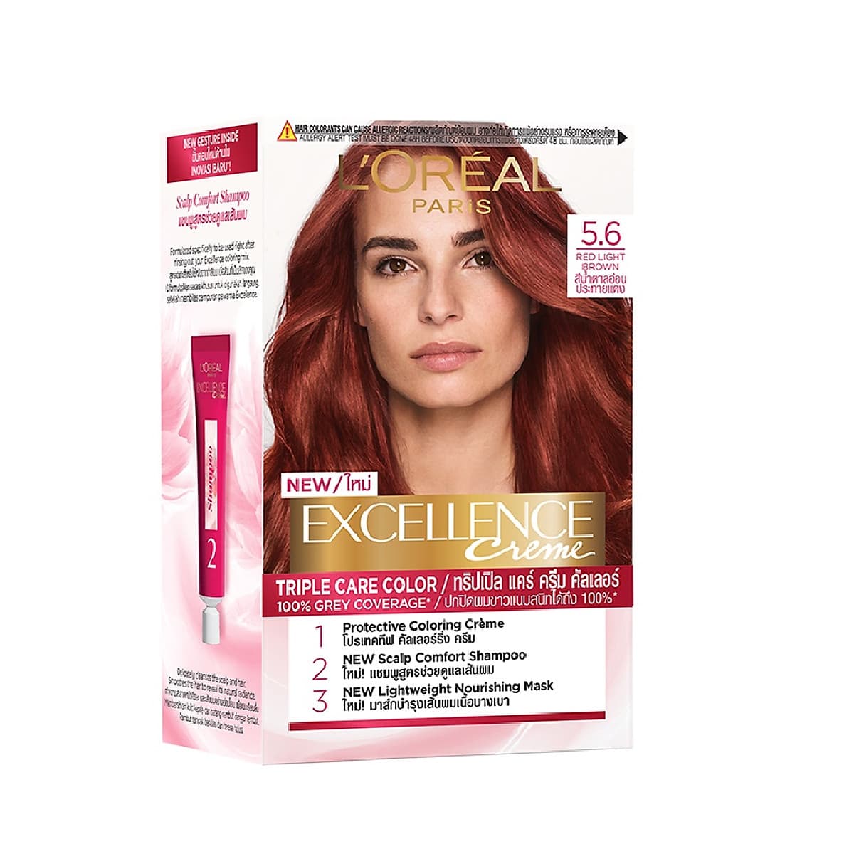 Màu nhuộm dưỡng tóc phủ bạc L'Oreal Paris Excellence Crème 172ml