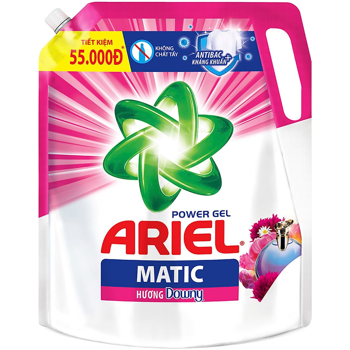 Nước Giặt Ariel Matic Hương Downy Túi 2.1Kg