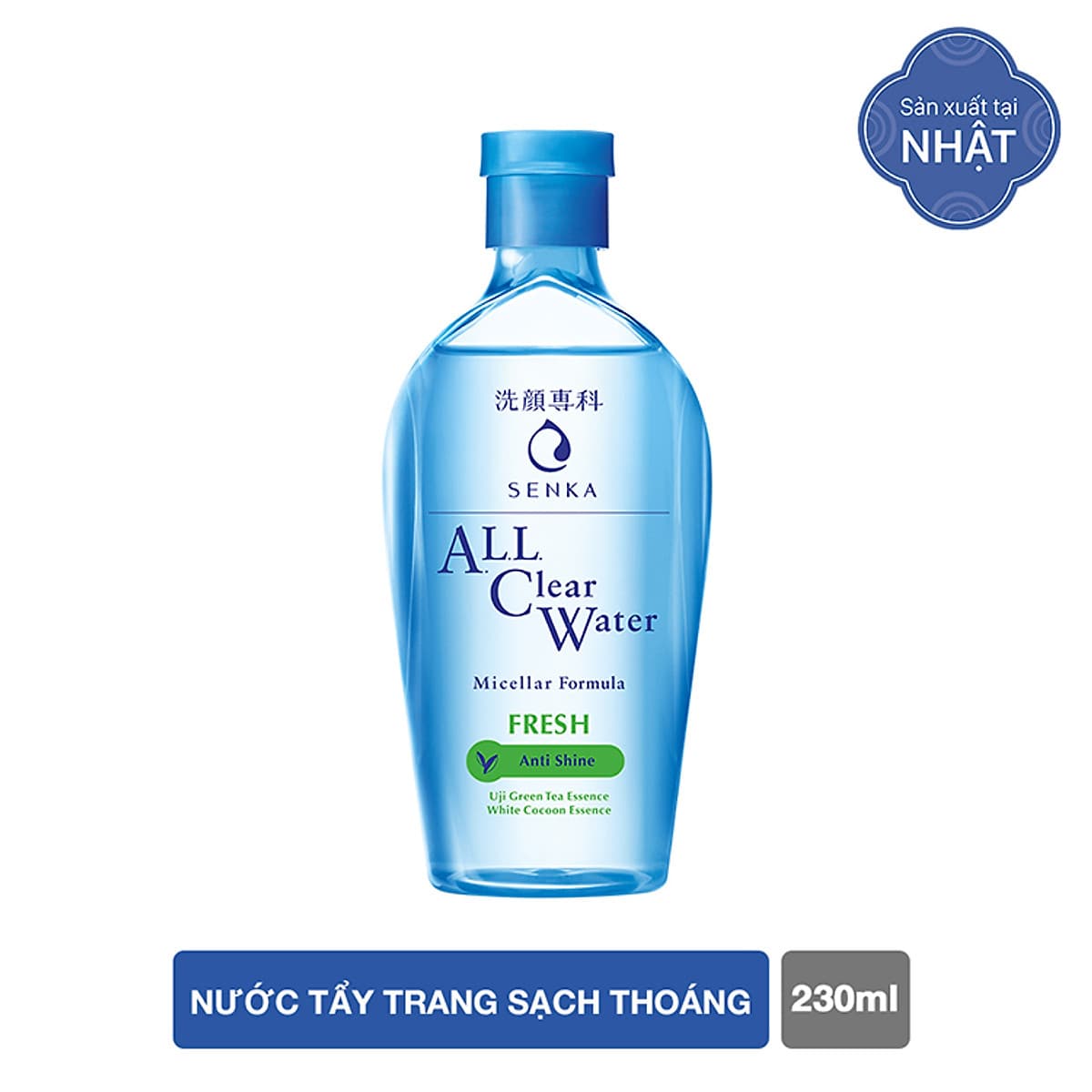 Nước tẩy trang sạch thoáng Senka A.L.L.Clear Water Fresh 230ml