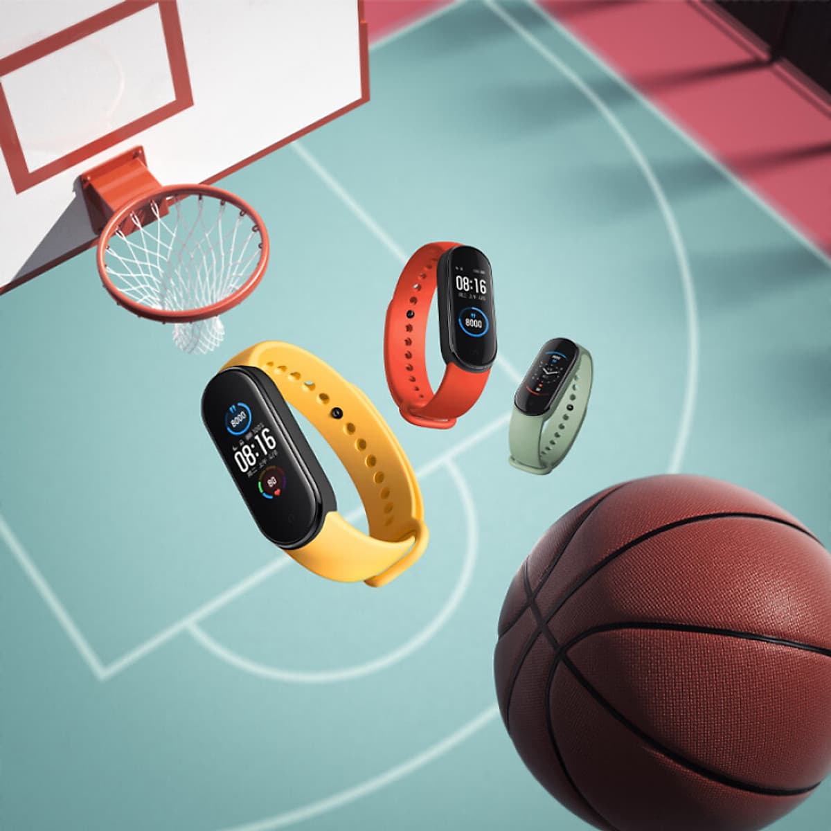 Vòng Đeo Tay Thông Minh Mi Band 5 Xiaomi Theo Dõi Vận Động - Hàng Chính Hãng (Phiên bản Nội Địa Trung - support tiếng Anh/tiếng Trung) 