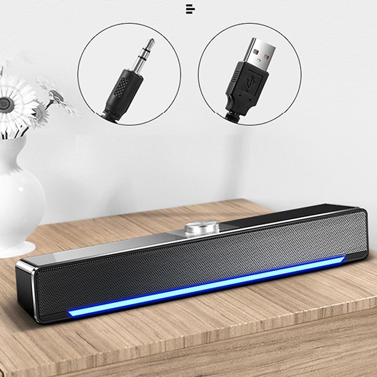 Loa Máy Vi Tính Soundbar Phiên Bản Nâng Cấp Mới Nhất Của V196, Thiết Kế Hiện Đại - Âm Thanh Siêu Trầm